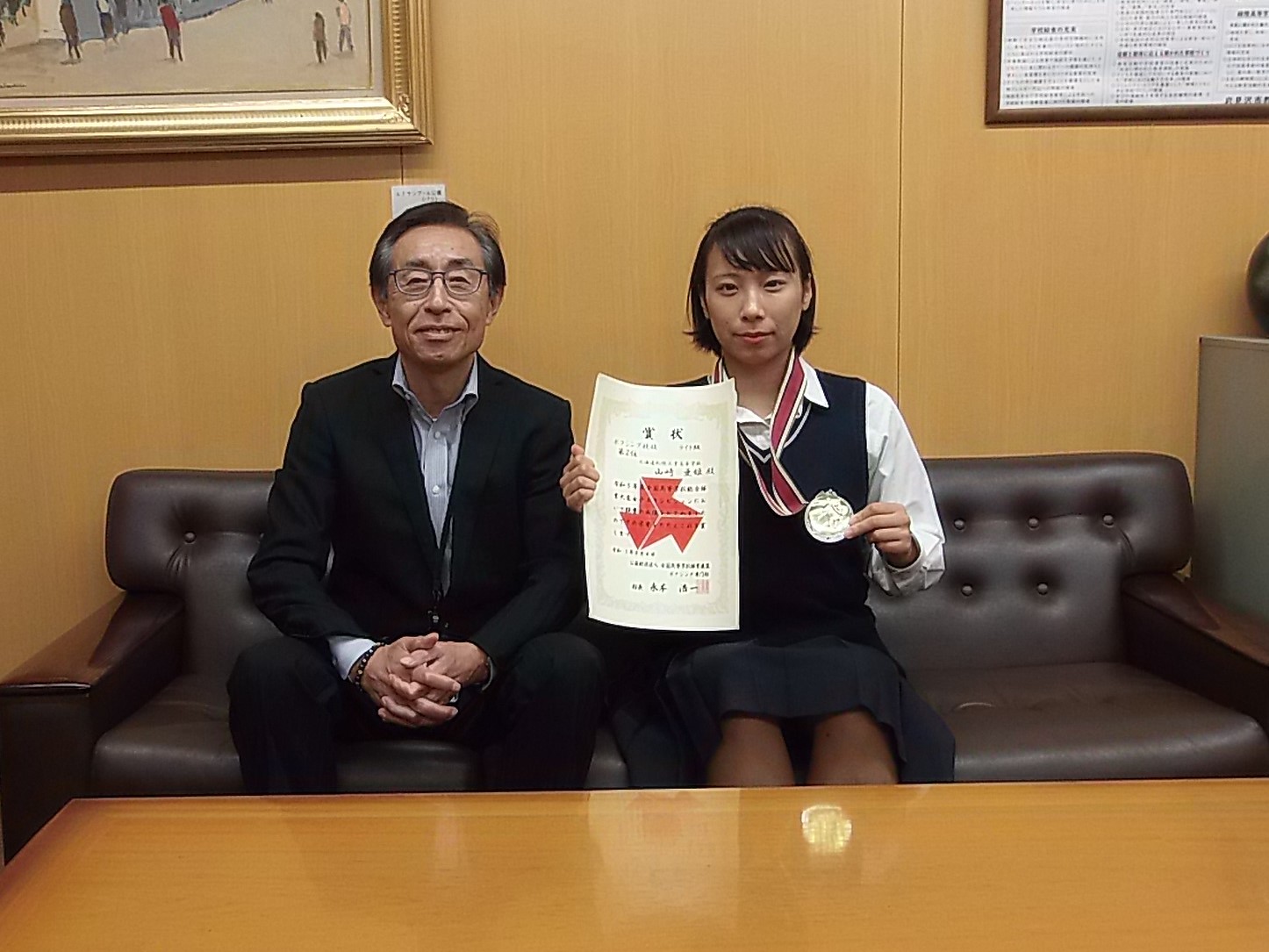表敬訪問の様子
