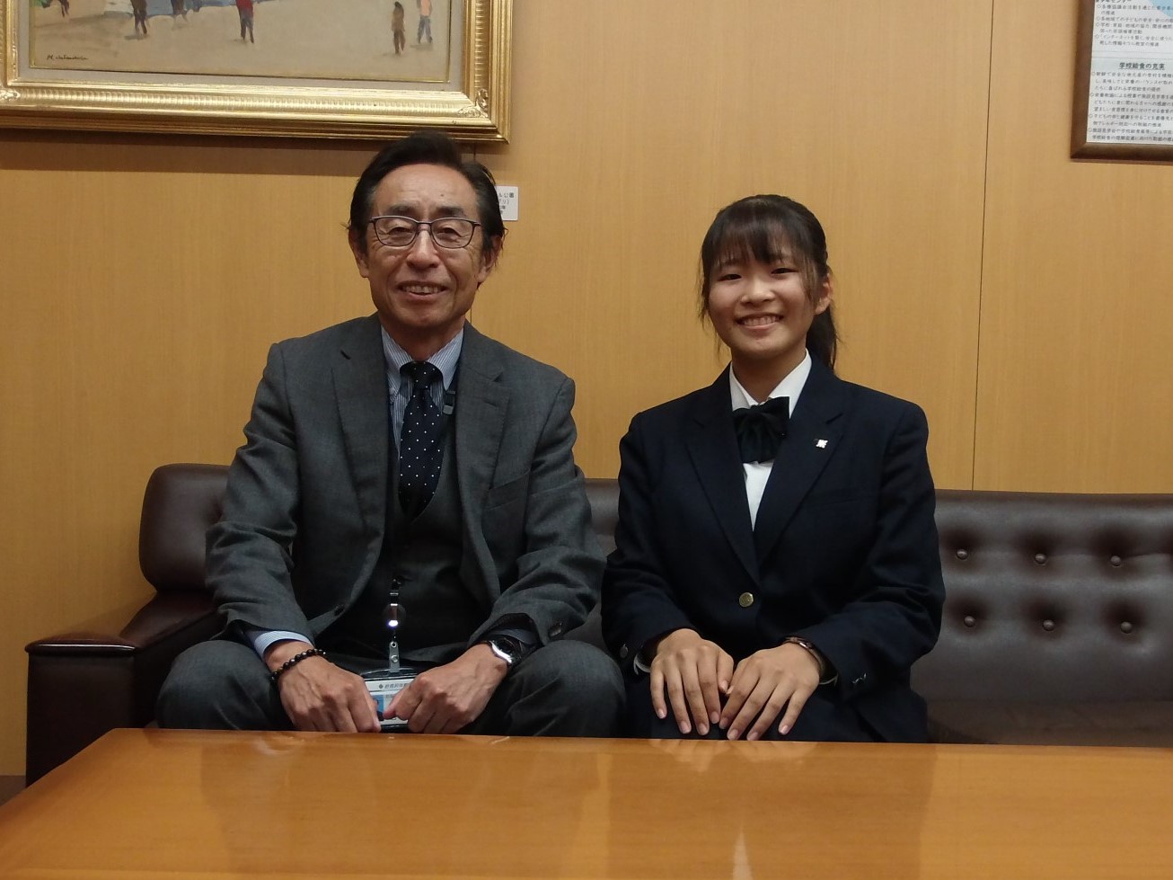 表敬訪問の様子