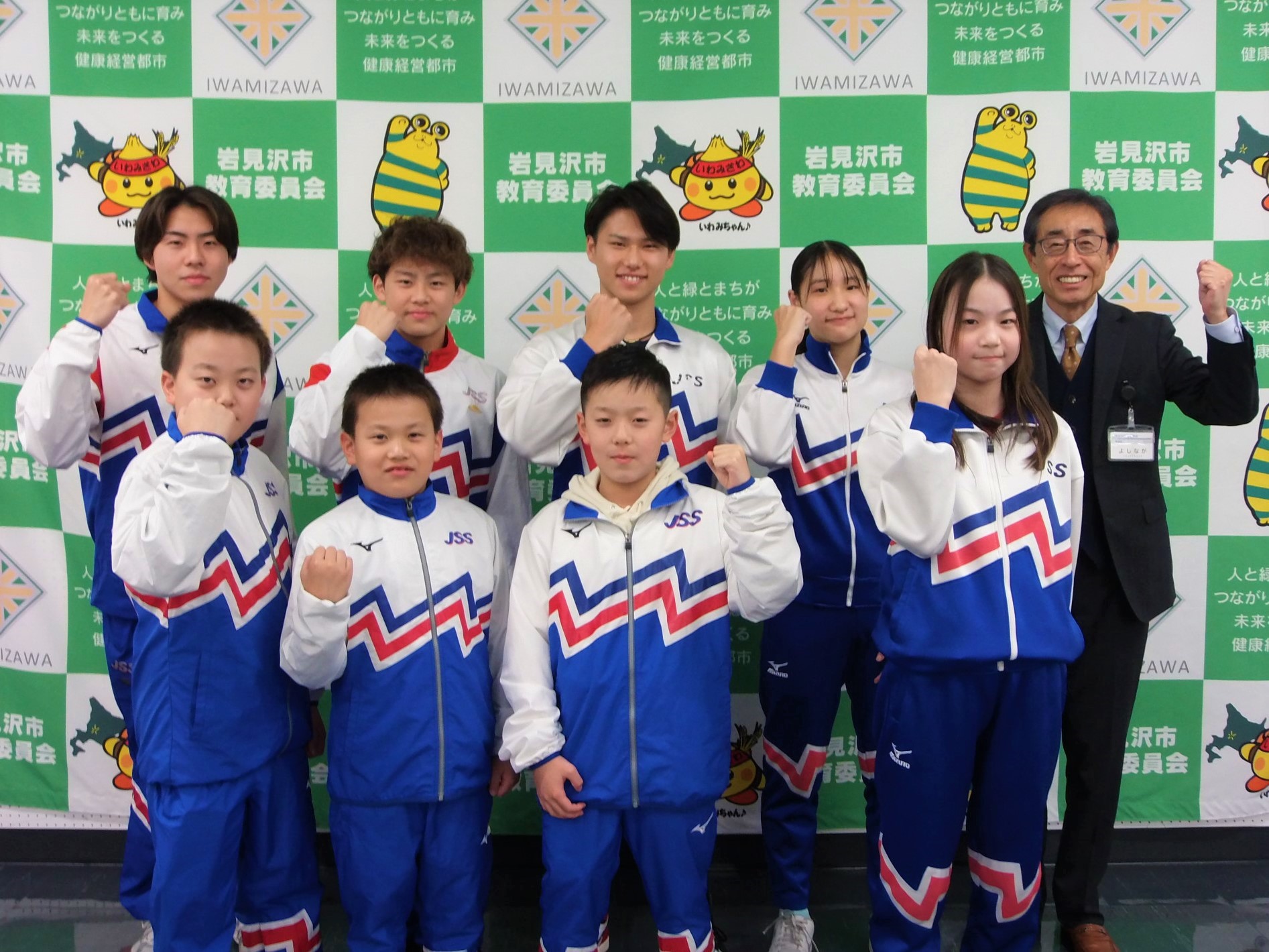 表敬訪問の様子