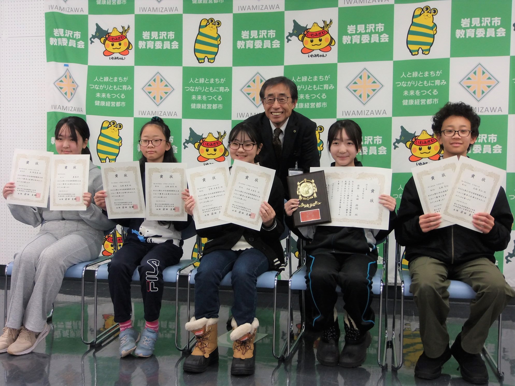 表敬訪問の様子