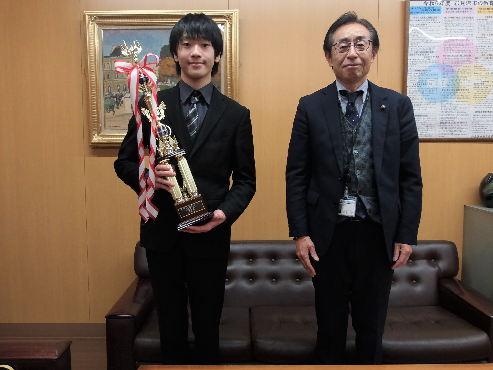 表敬訪問の様子