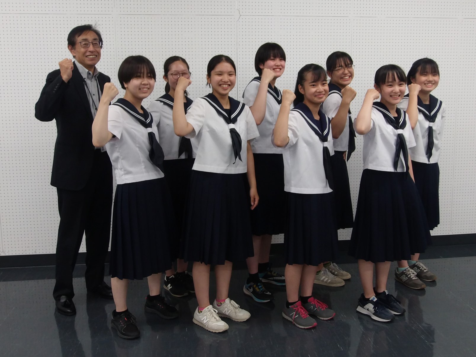 表敬訪問の様子