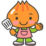 岩見沢市の学校給食公認キャラクターのたんたん