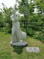 作品「牧歌」の像の写真