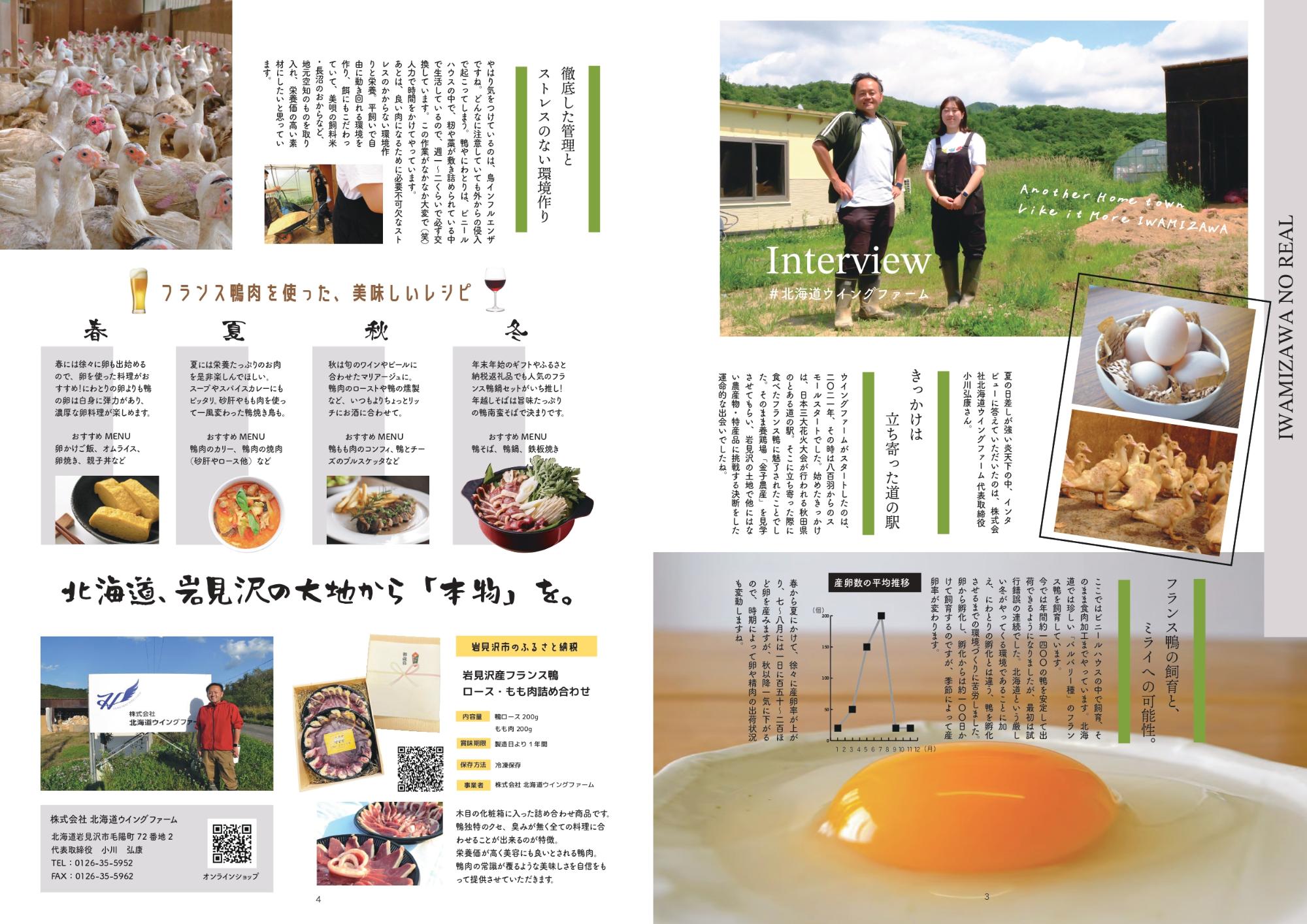 岩見沢市ふるさと応援寄附PRパンフレット（IlealB）の内容