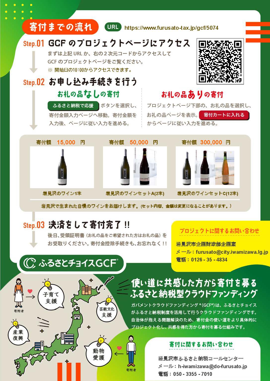 岩見沢テロワールワインプロジェクトフライヤー裏面