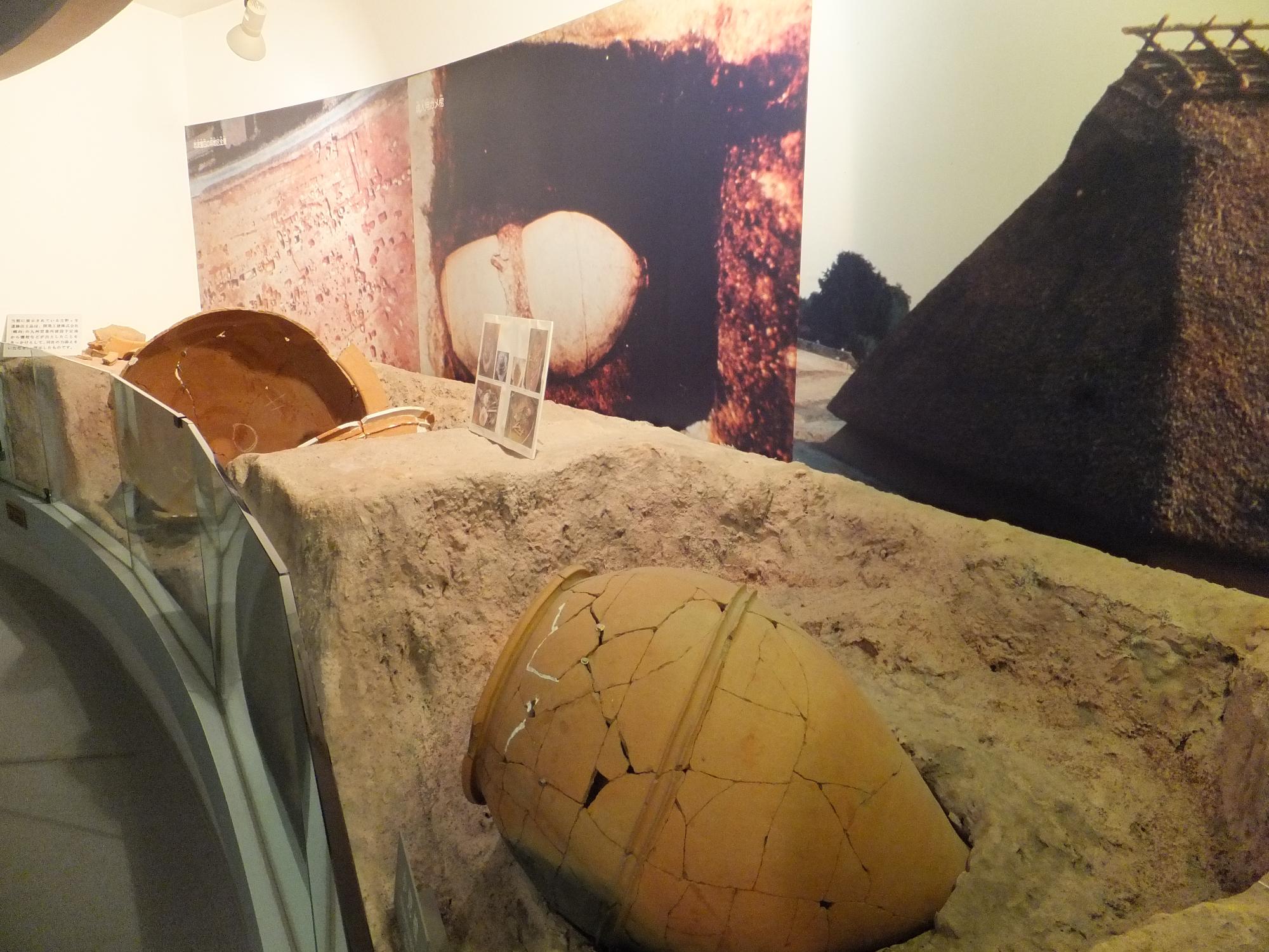 吉野ヶ里遺跡展示の写真